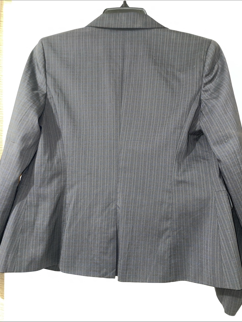Ann Taylor Women's Navy Pinstripe Blazer - Picture 5 of 9